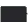 Cabinet de chevet mural avec tiroir Noir 33 x 34,5 x 20 cm 615759615759