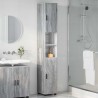 Cabinet de salle de bain Gris Sonoma 30 x 35 x 192 cm 615760615760