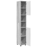 Cabinet de salle de bain Gris Sonoma 30 x 35 x 192 cm 615760615760