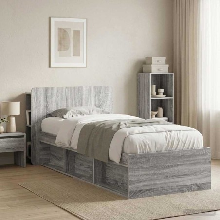 Cabinet de Tête de Lit Sonoma gris Bois d'ingénierie 615761615761