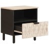 Cabinet de chevet avec tiroir 2 pcs Blanc 40 x 33 x 46 cm 615766615766