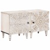 Cabinet de chevet 2 pcs Blanc 40 x 33,5 x 46 cm 615767615767