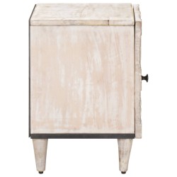 Cabinet de chevet 2 pcs Blanc 40 x 33,5 x 46 cm 615767615767