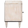 Cabinet de chevet 2 pcs Blanc 40 x 33,5 x 46 cm 615767615767