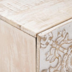 Cabinet de chevet 2 pcs Blanc 40 x 33,5 x 46 cm 615767615767