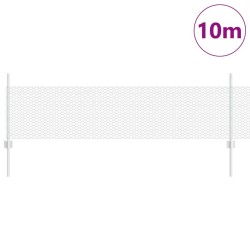 Clôture hexagonale avec poteau 10 x 0,5 m Acier galvanisé 615775615775