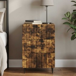 Cabinet de chevet Chêne fumé 43 x 41 x 68 cm Bois d'ingénierie 615778615778