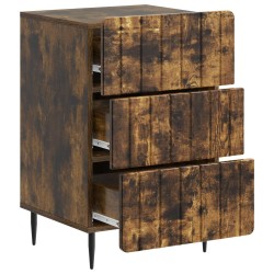 Cabinet de chevet Chêne fumé 43 x 41 x 68 cm Bois d'ingénierie 615778615778