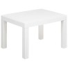 Ensemble salon avec coussin 3 pcs Blanc PP 615781615781