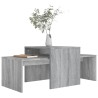 Ensemble table basse Sonoma gris 100x48x40 cm Bois d'ingénierie 615786615786