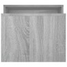 Ensemble table basse Sonoma gris 100x48x40 cm Bois d'ingénierie 615786615786