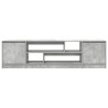 Meuble TV gris béton 188,5x41x50 cm bois d'ingénierie 615793615793