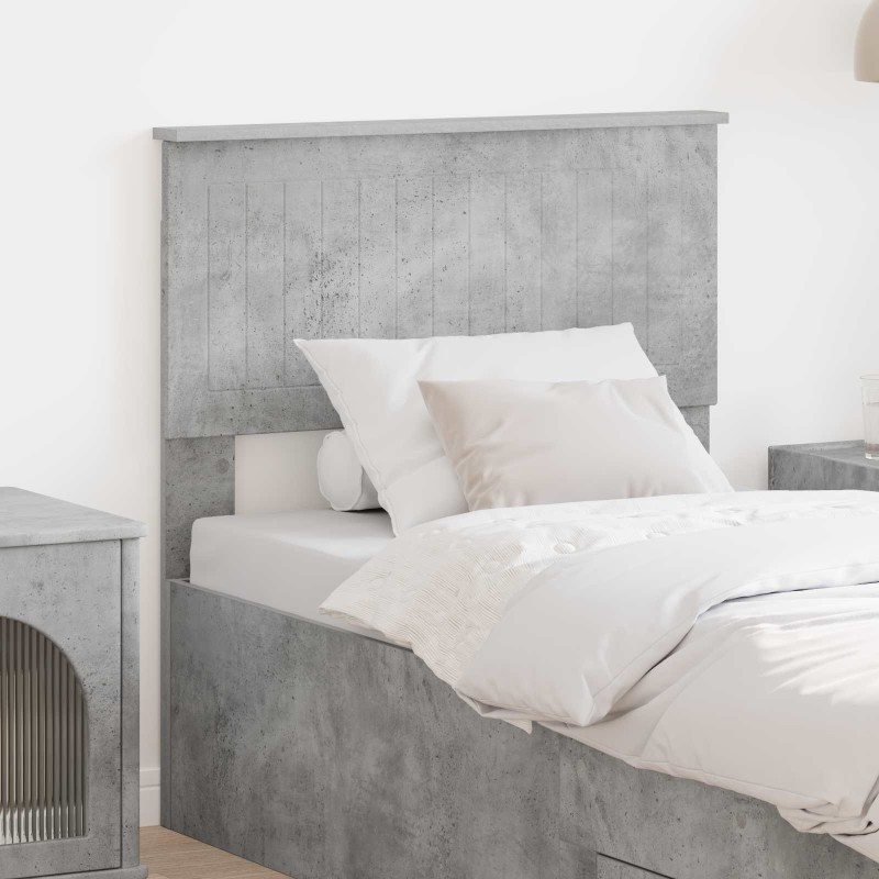 Tête de lit Gris béton Bois d'ingénierie 615794615794