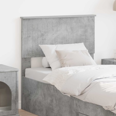Tête de lit Gris béton Bois d'ingénierie 615794615794