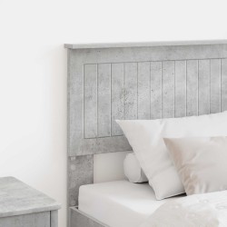Tête de lit Gris béton Bois d'ingénierie 615794615794