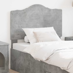 Tête de lit Gris béton Bois d'ingénierie 615795615795