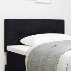 Tête de lit LED avec bandes LED Noir 100 cm tissu 615797615797