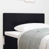 Tête de lit LED avec bandes LED Noir 100 cm tissu 615797615797