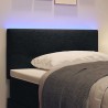 Tête de lit LED avec bandes LED Noir 100 cm tissu 615797615797