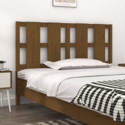 Tête de lit Marron miel 125,5x4x100 cm Bois massif de pin 615799615799