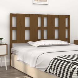 Tête de lit Marron miel 125,5x4x100 cm Bois massif de pin 615799615799