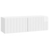 Meuble TV mural 98 x 31 x 30 cm Blanc brillant 615803615803