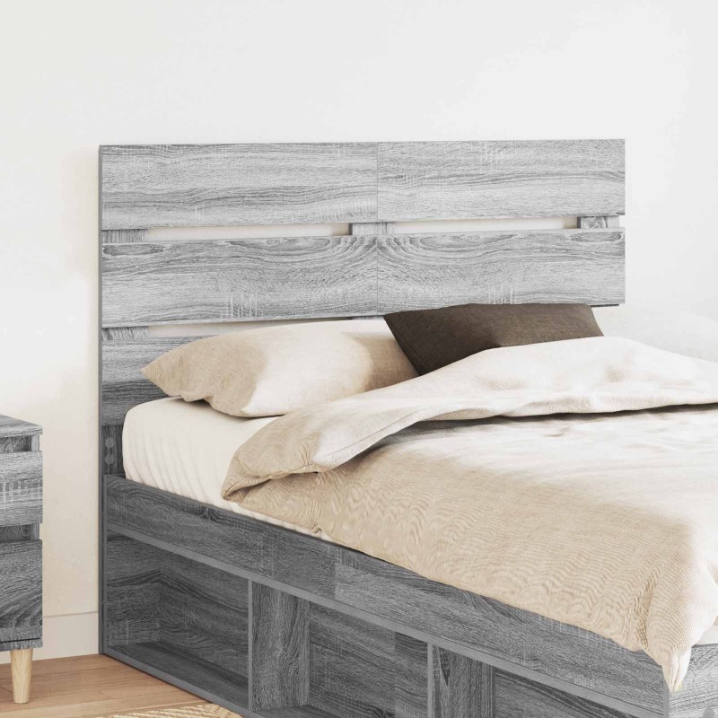 Tête de lit Gris Sonoma Bois d'ingénierie 615805615805