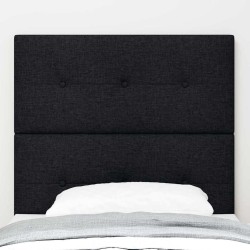 Tête de lit LED avec bandes LED Noir 80 cm tissu 615806615806