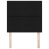 Tête de lit LED avec bandes LED Noir 80 cm tissu 615806615806