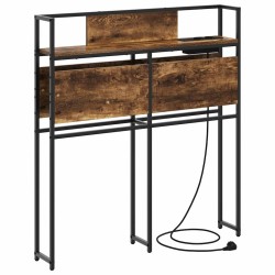 Tête de lit de rangement Chêne fumé Bois d'ingénierie 615808615808