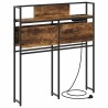 Tête de lit de rangement Chêne fumé Bois d'ingénierie 615808615808
