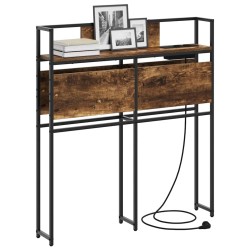 Tête de lit de rangement Chêne fumé Bois d'ingénierie 615808615808