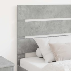 Tête de lit Gris béton Bois d'ingénierie 615810615810