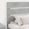Tête de lit Gris béton Bois d'ingénierie 615810615810
