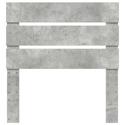 Tête de lit Gris béton Bois d'ingénierie 615810615810