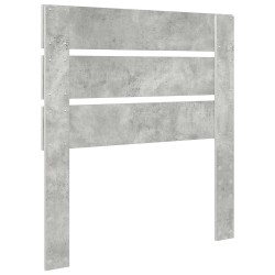 Tête de lit Gris béton Bois d'ingénierie 615810615810