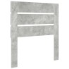Tête de lit Gris béton Bois d'ingénierie 615810615810