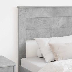 Tête de lit Gris béton Bois d'ingénierie 615811615811