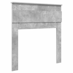 Tête de lit Gris béton Bois d'ingénierie 615811615811