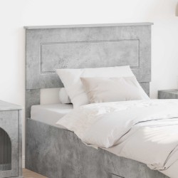 Tête de lit Gris béton Bois d'ingénierie 615812615812