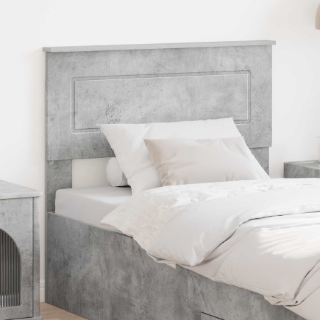 Tête de lit Gris béton Bois d'ingénierie 615812615812