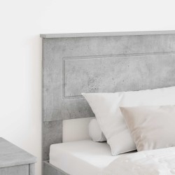 Tête de lit Gris béton Bois d'ingénierie 615812615812