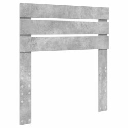 Tête de lit Gris béton Bois d'ingénierie 615813615813