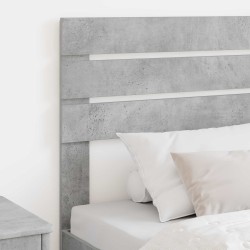 Tête de lit Gris béton Bois d'ingénierie 615813615813