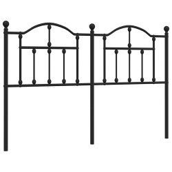 Tête de lit de remplacement métal noir 150 cm 615815615815