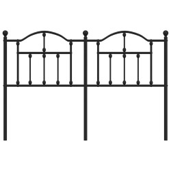 Tête de lit de remplacement métal noir 150 cm 615815615815