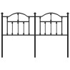 Tête de lit de remplacement métal noir 150 cm 615815615815