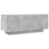 Meuble TV Gris béton 100x35x40 cm Bois d'ingénierie 615819615819