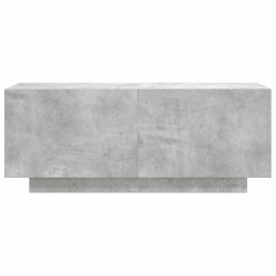 Meuble TV Gris béton 100x35x40 cm Bois d'ingénierie 615819615819
