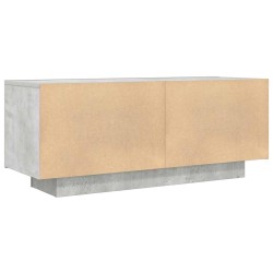 Meuble TV Gris béton 100x35x40 cm Bois d'ingénierie 615819615819